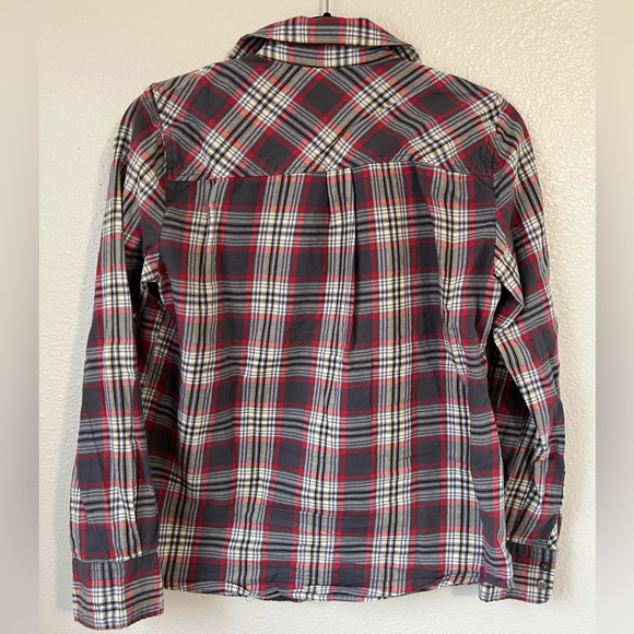 J. Crew women’s button down flannel, xs - Picture 2 of 3